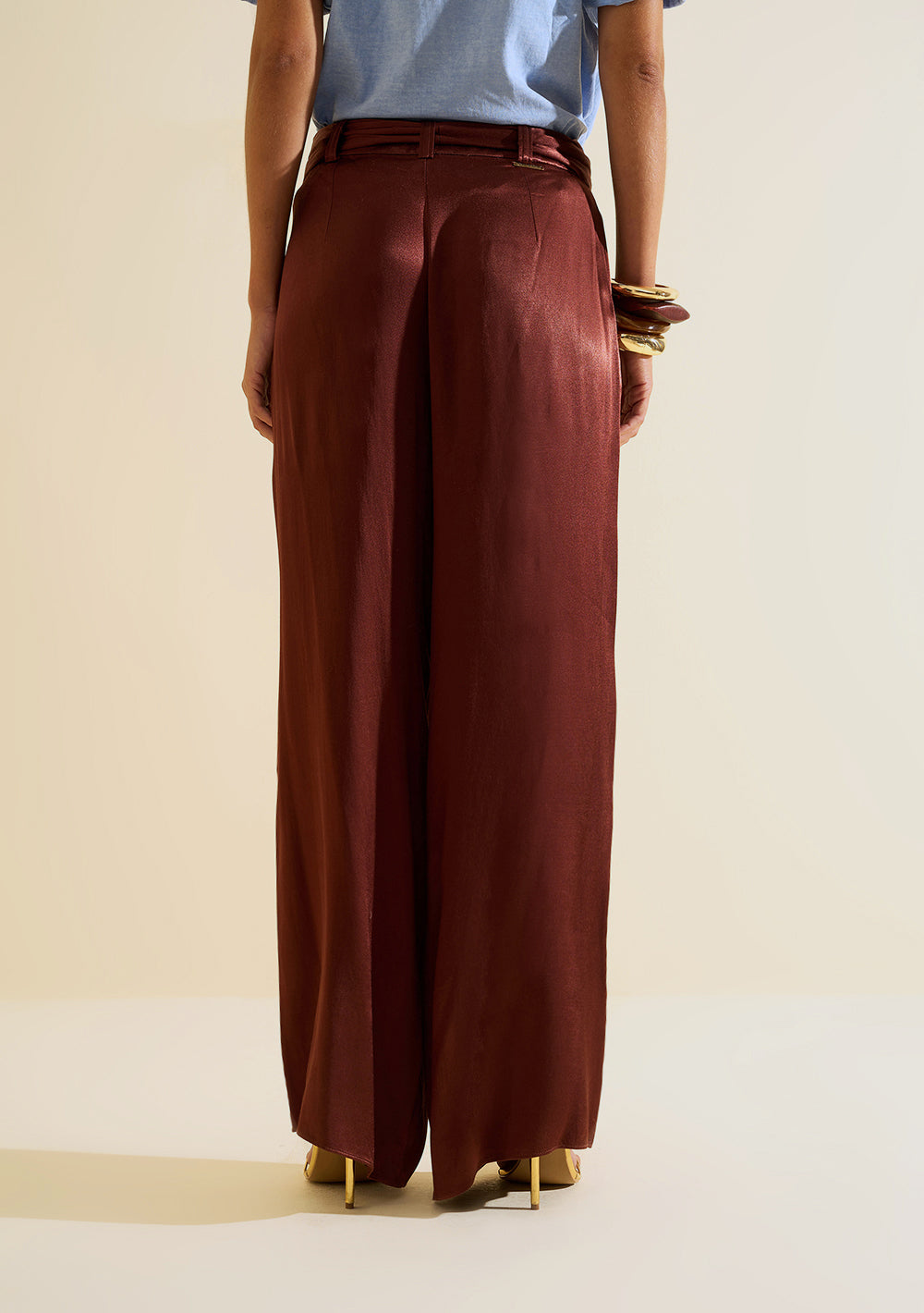 Pantalón Palazzo Tiro Alto