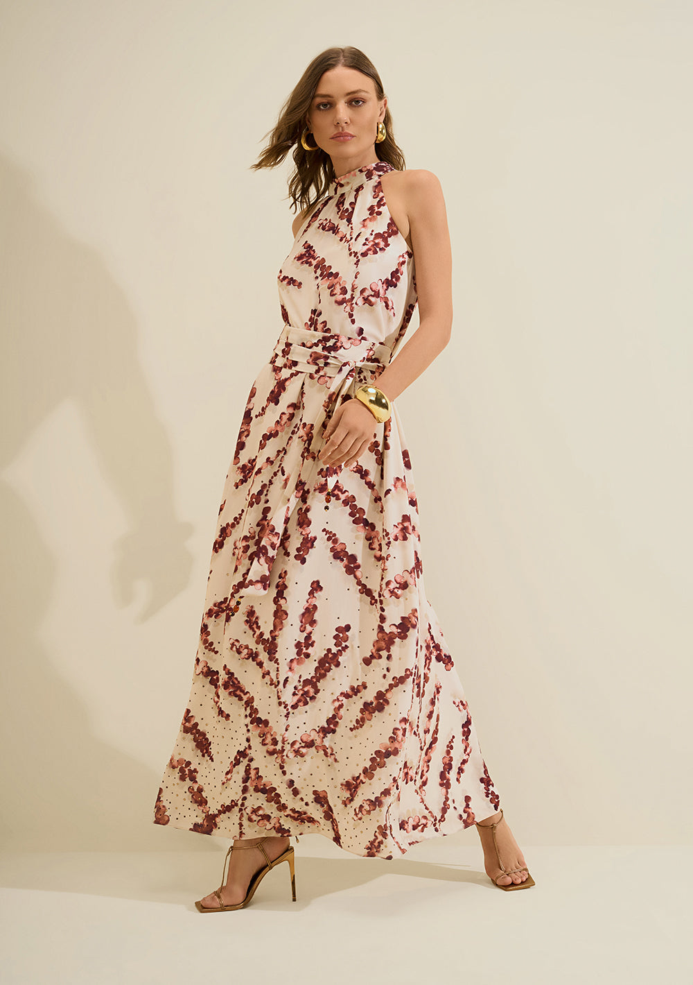 Vestido Largo Suelto Sisa Francesa Sin Mangas