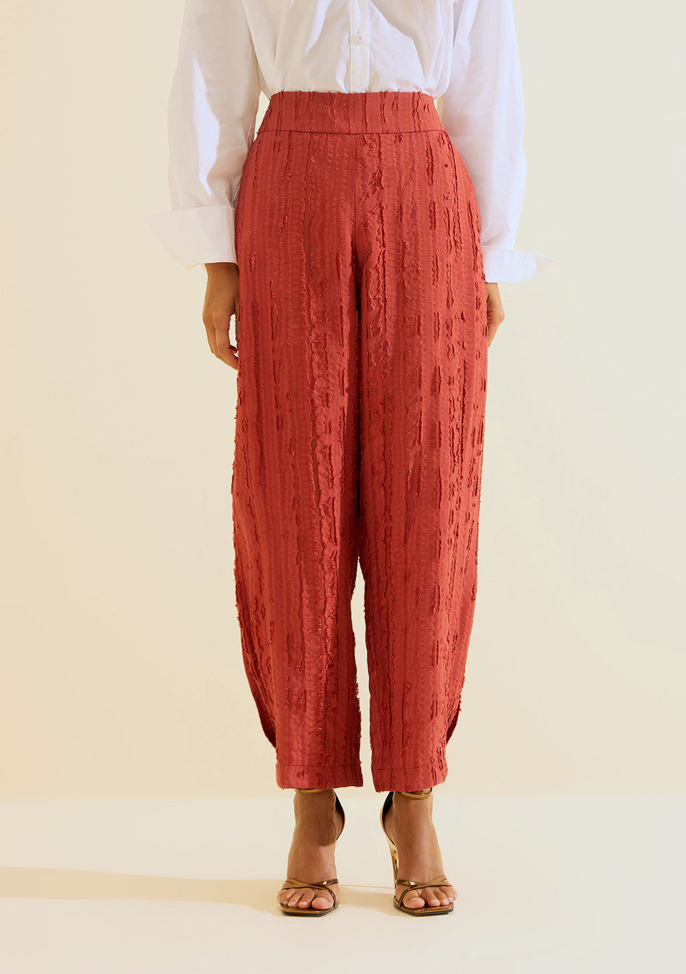 Pantalón Cigarette Tiro Alto
