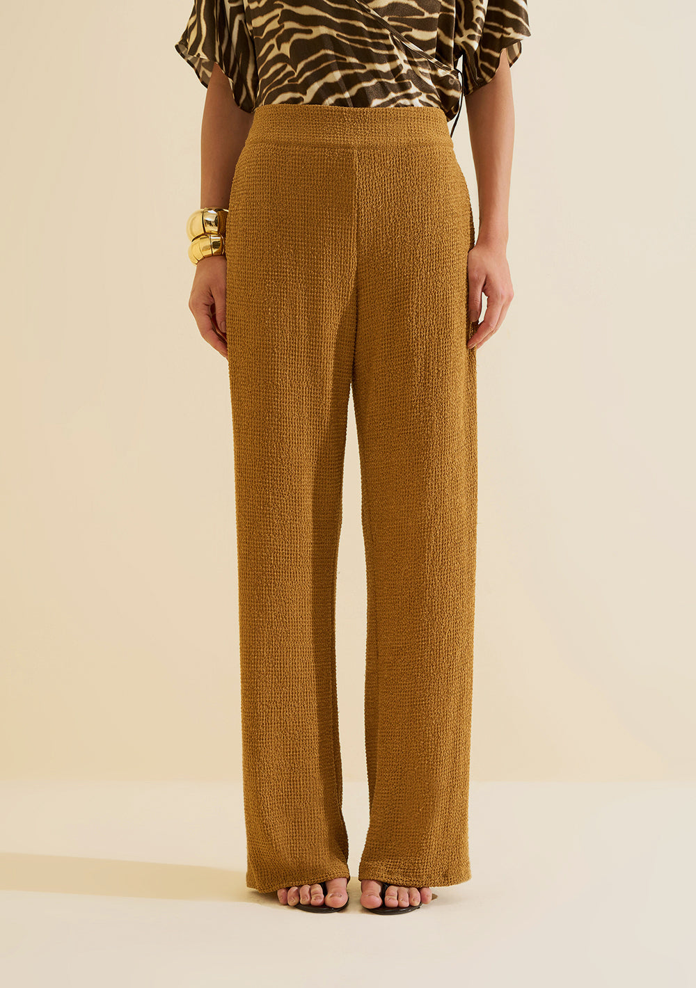 Pantalón Wide Leg Tiro Alto