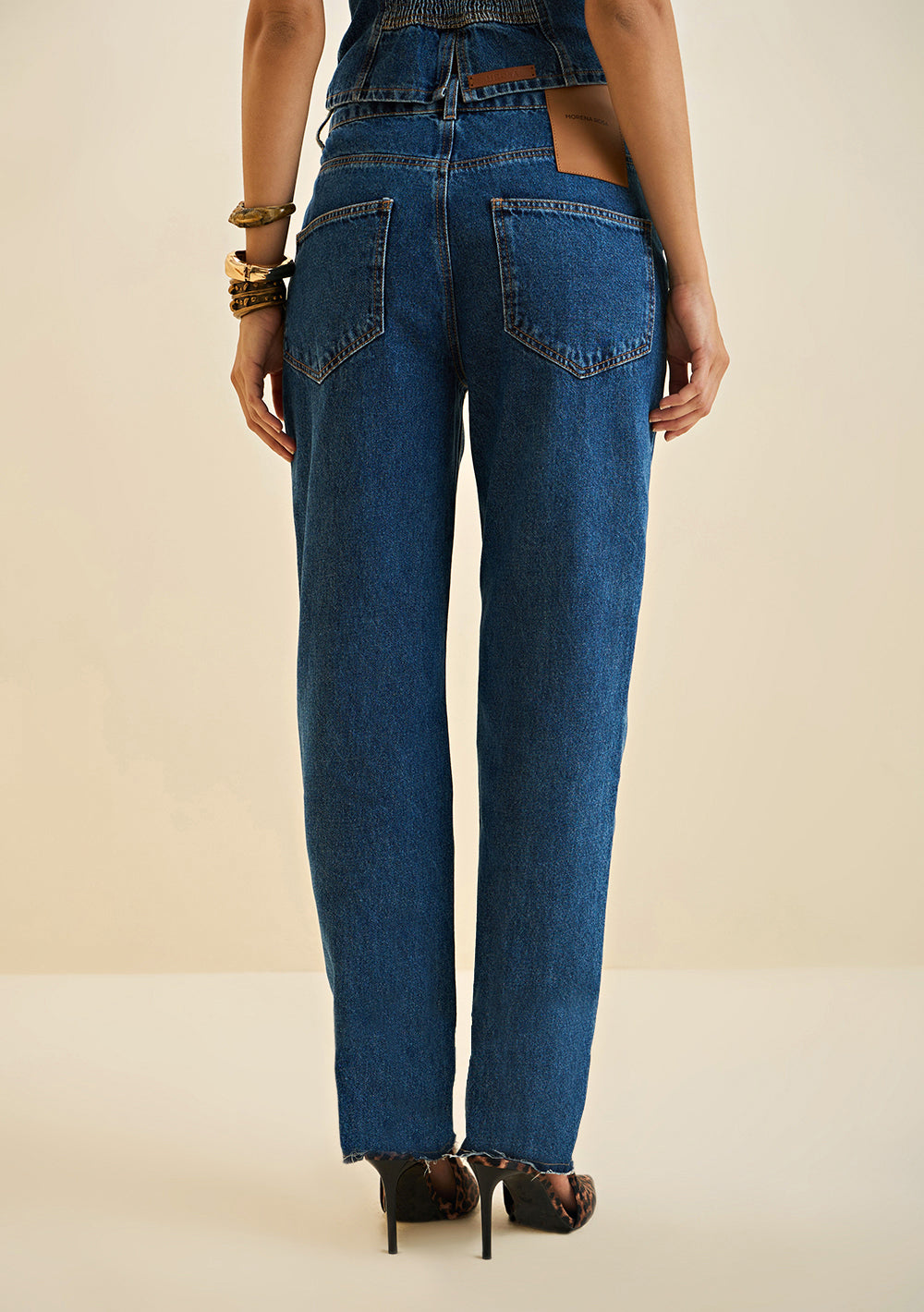 Jeans Recto Tiro Alto