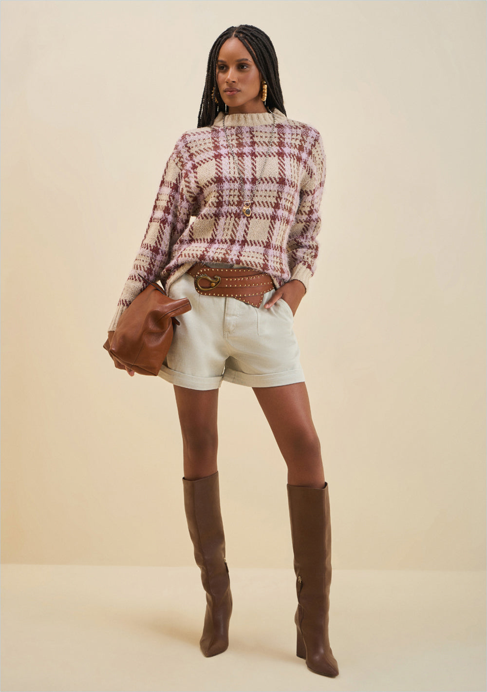 Shorts Amplio Tiro Alto