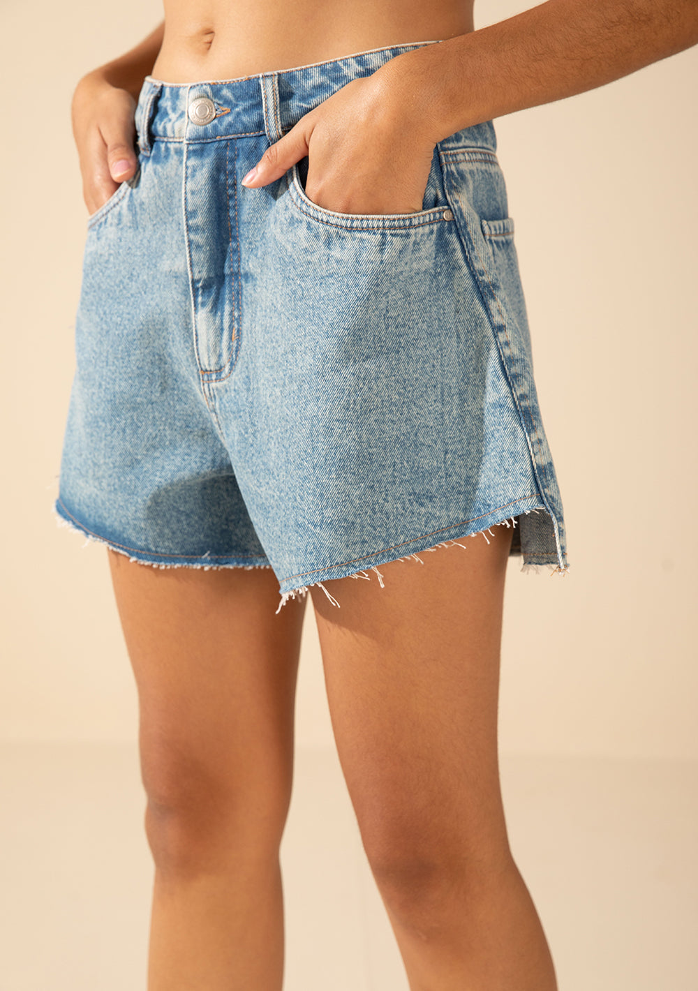 Shorts Ancho Tiro Alto