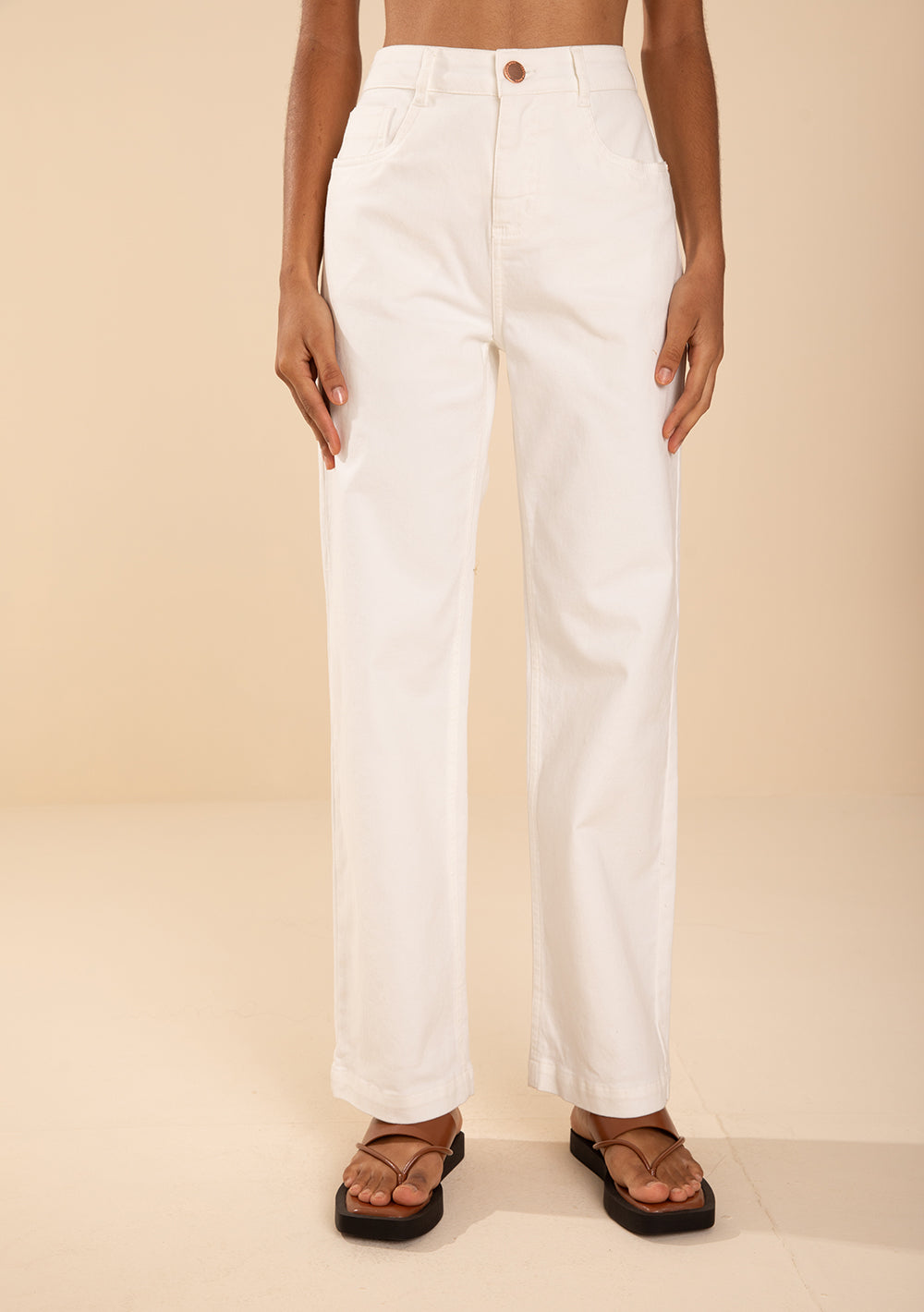 Pantalón Wide Tiro Medio