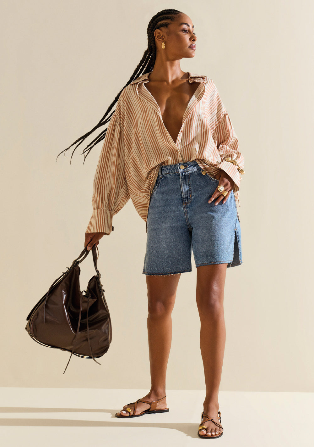 Bermuda Recta Tiro Medio