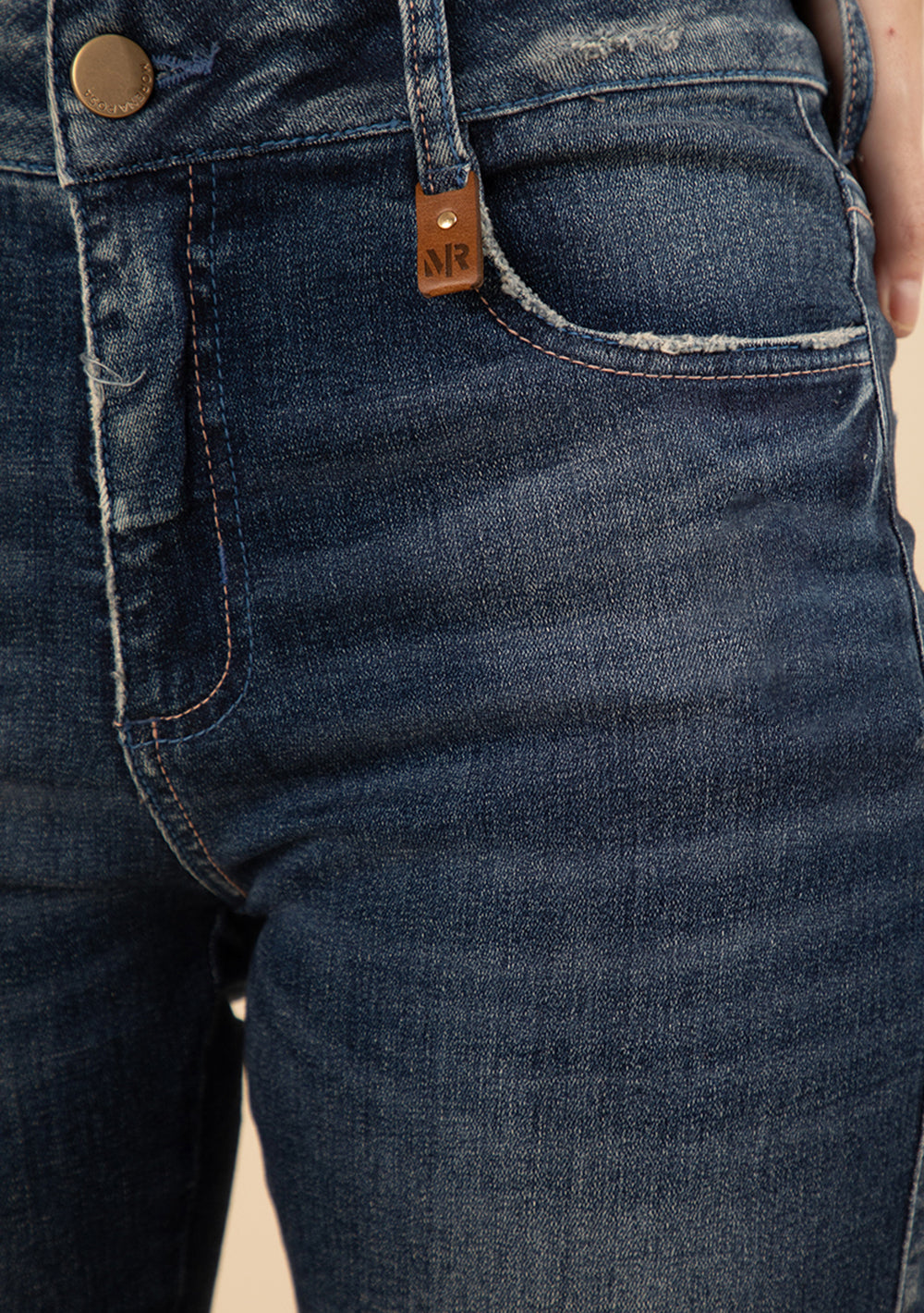 Jeans Skinny Tiro Medio