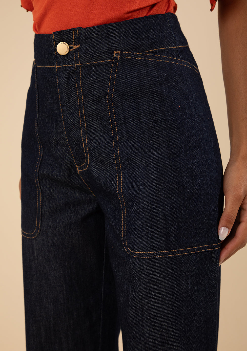 Jeans Recto Tiro Alto