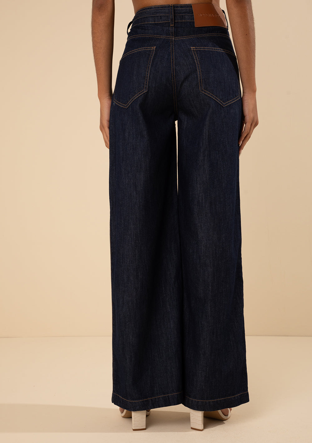 Jeans Palazzo Tiro Medio