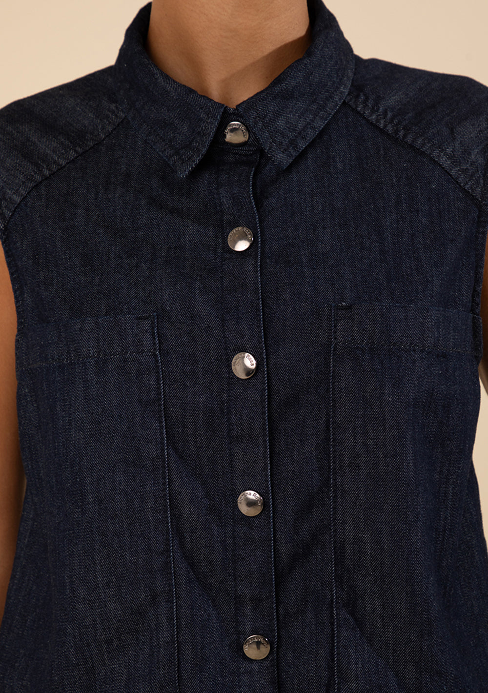 Camisa Suelta Polo Mangas Cortas