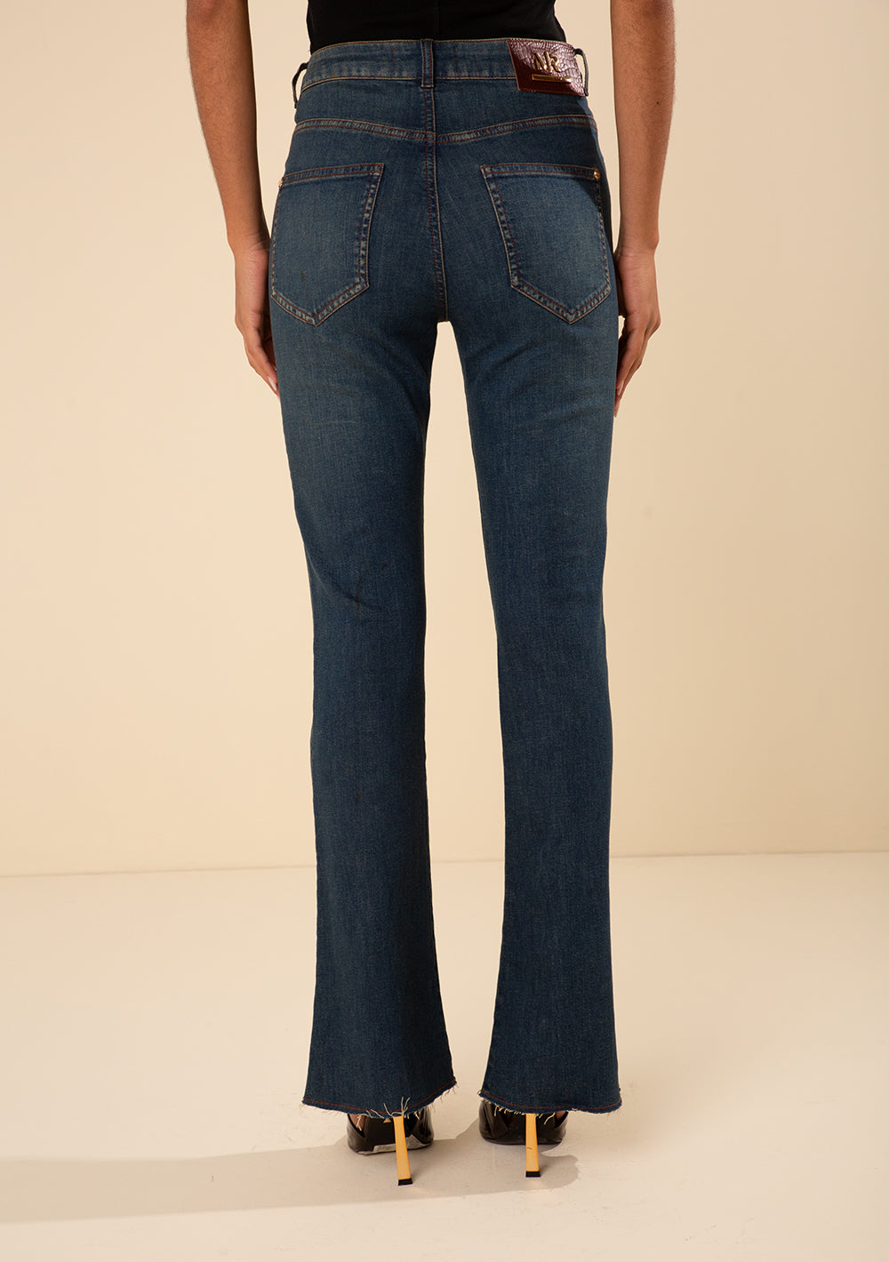 Pantalón Jeans Boot Cut Tiro Alto