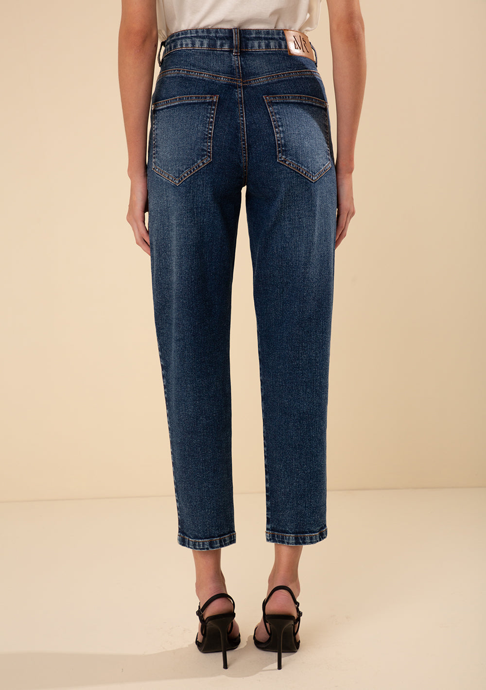 Pantalón Jeans Mom Tiro Alto