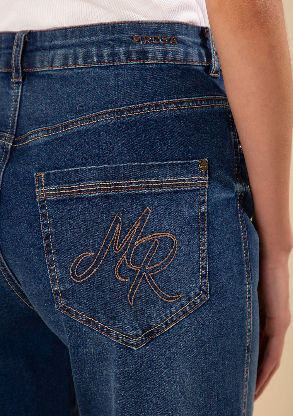 Pantalón Jeans Recto Tiro Medio