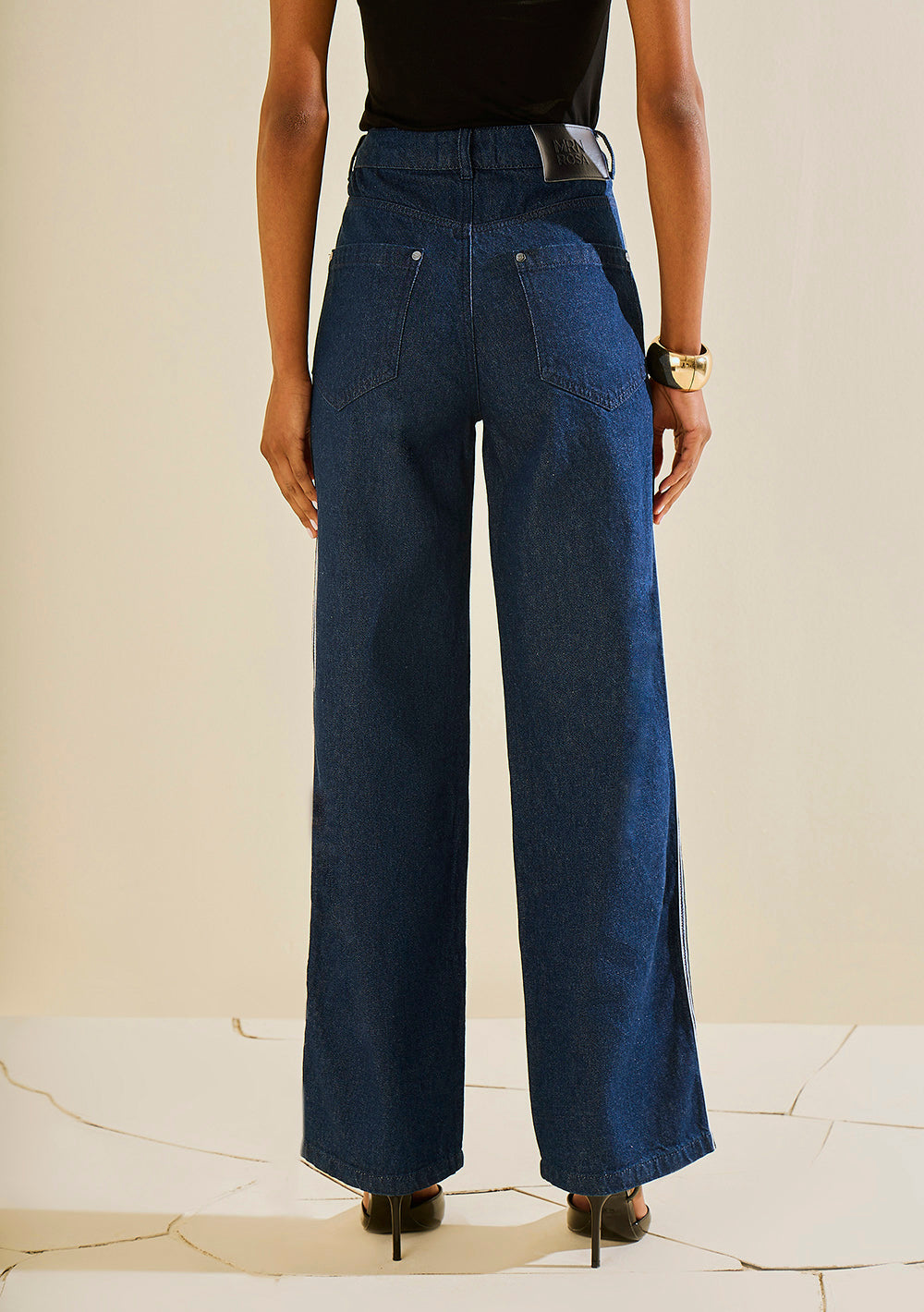 Pantalón Wide Leg Tiro Alto
