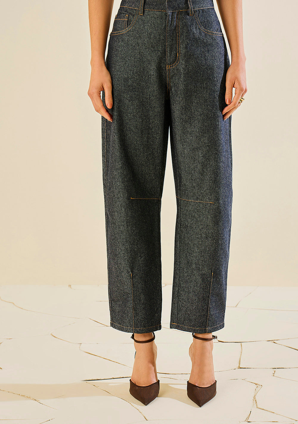 Pantalón Carrot Tiro Alto
