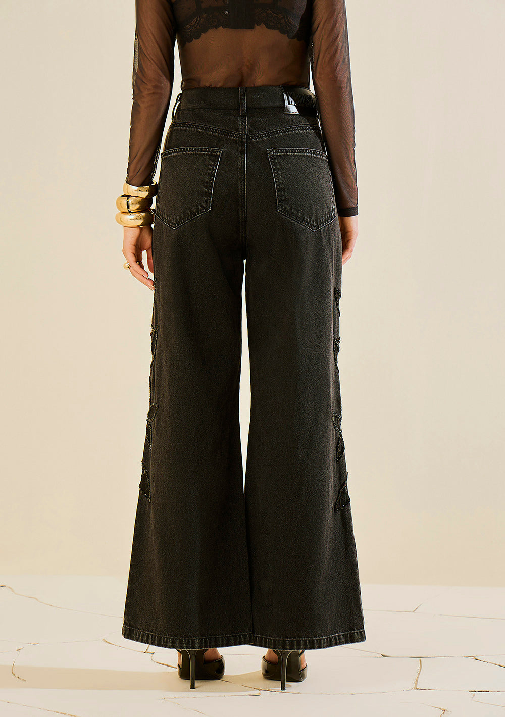 Jeans Recto Tiro Alto