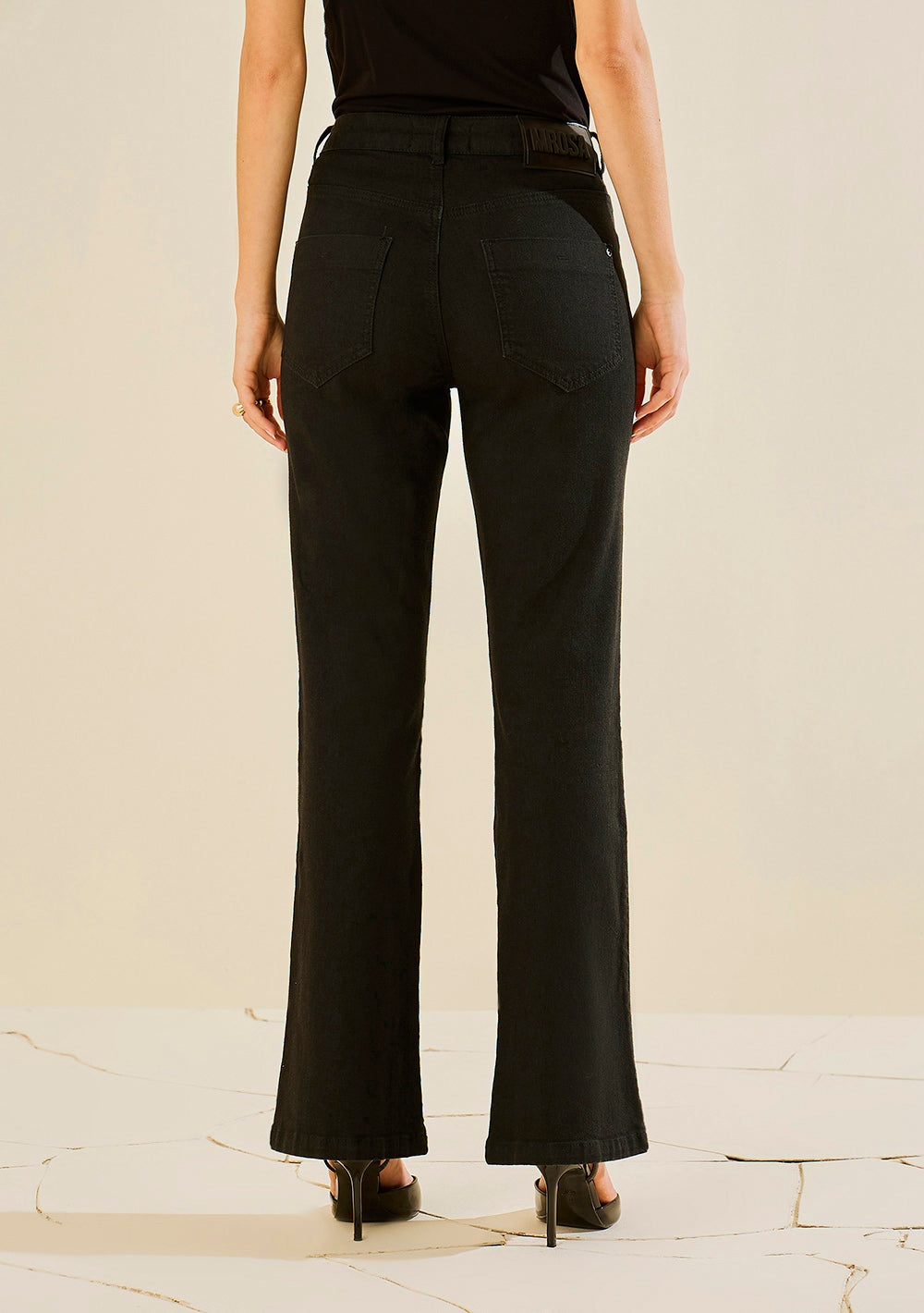 Jeans Bootcut Tiro Alto
