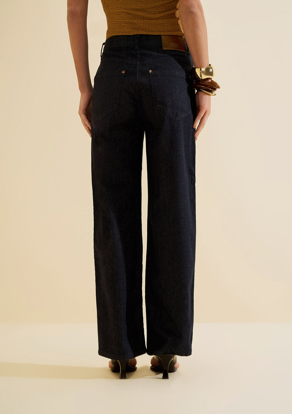 Pantalón Wide Leg Tiro Alto