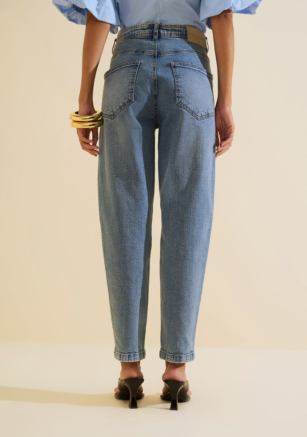 Pantalón Jeans Mom Tiro Alto