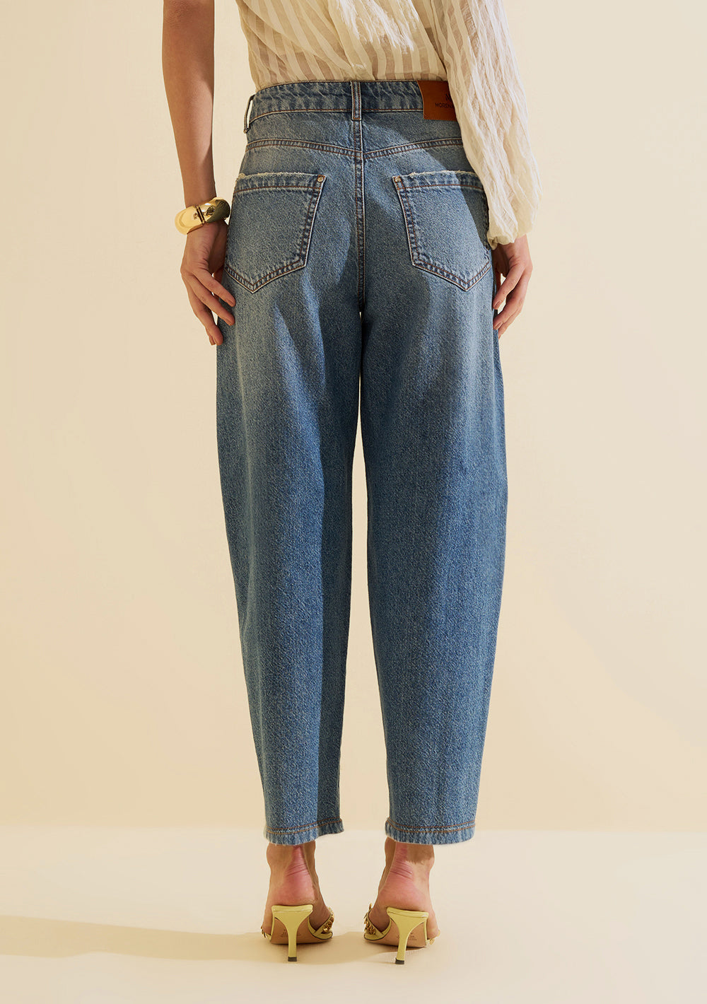 Pantalón Jeans Cigarette Tiro Alto