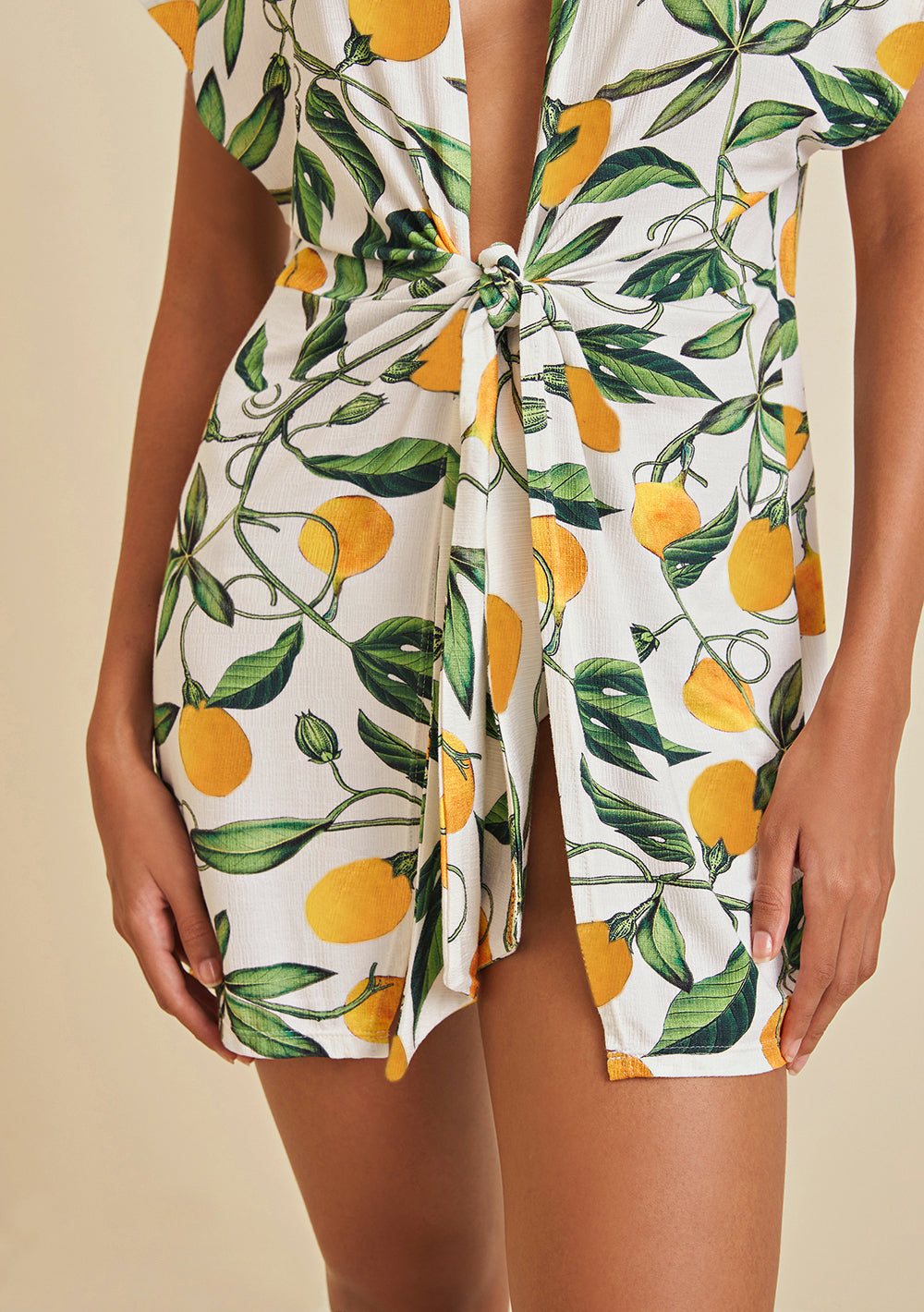 Kimono Corto Con Amarre