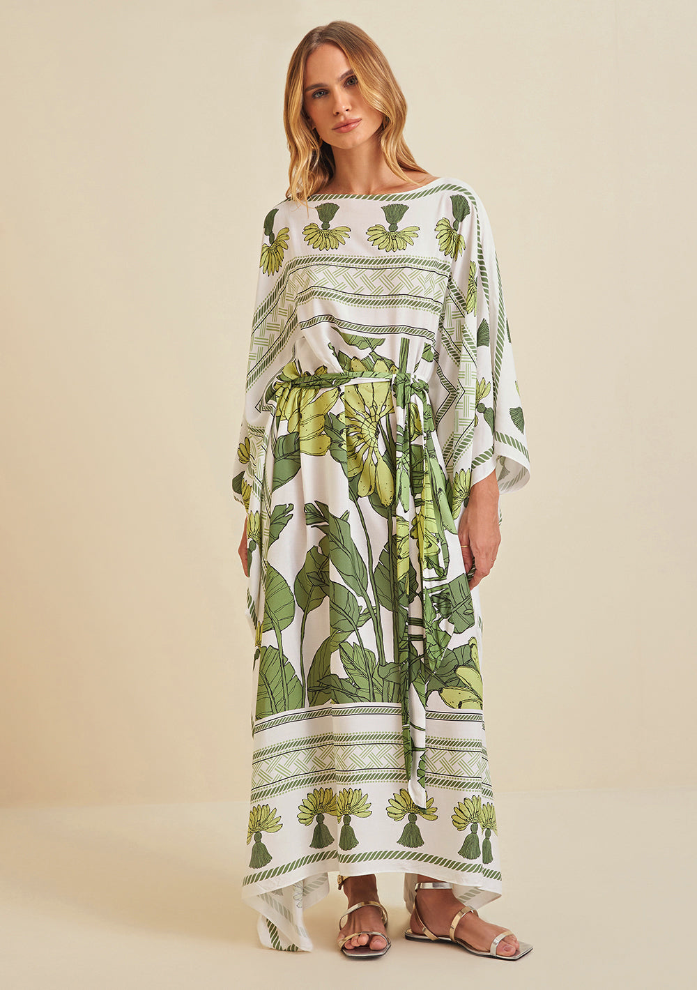 Kaftan Largo Con Faja