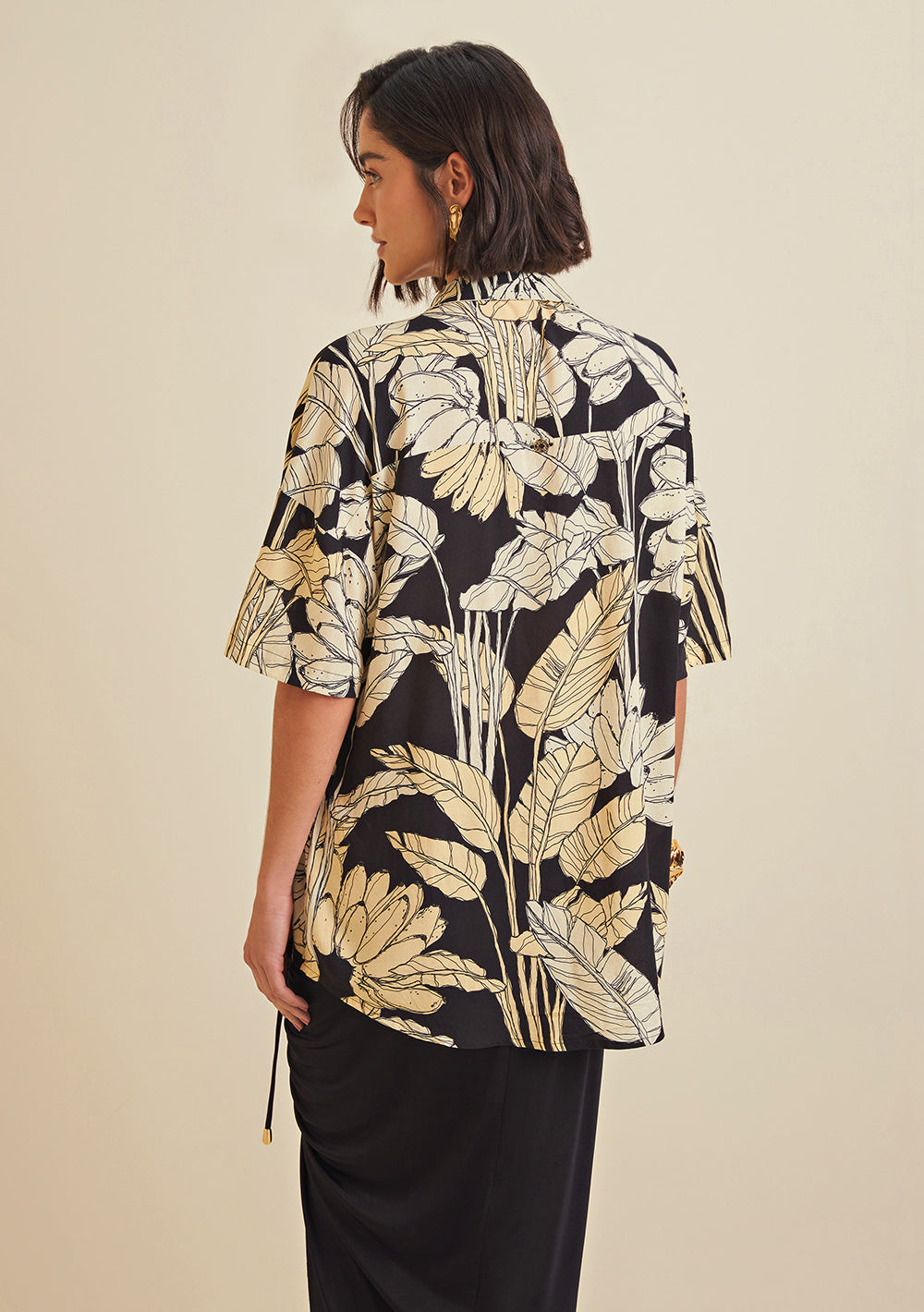 Camisa Mangas Cortas Estampada