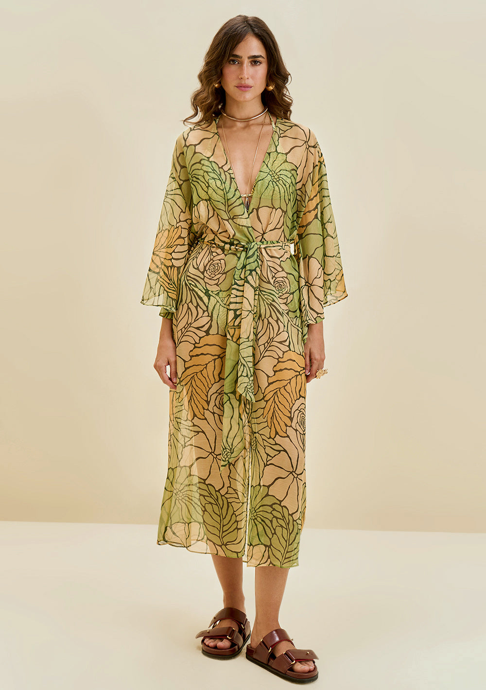 Kaftan Suelto Mangas Largas