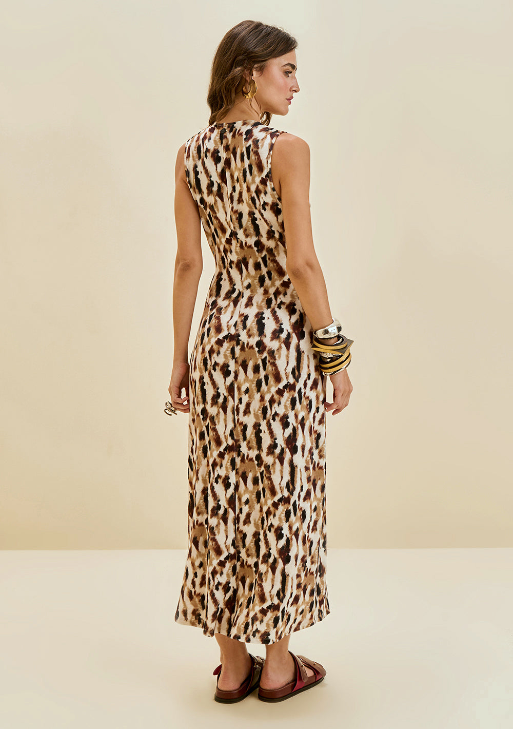 Vestido Ajustado Escote en V