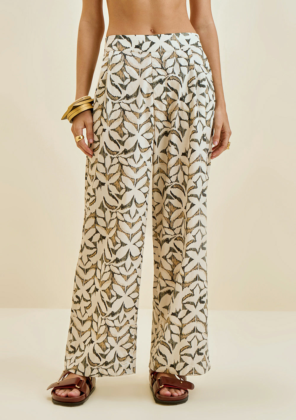 Pantalón Pantalona Tiro Medio