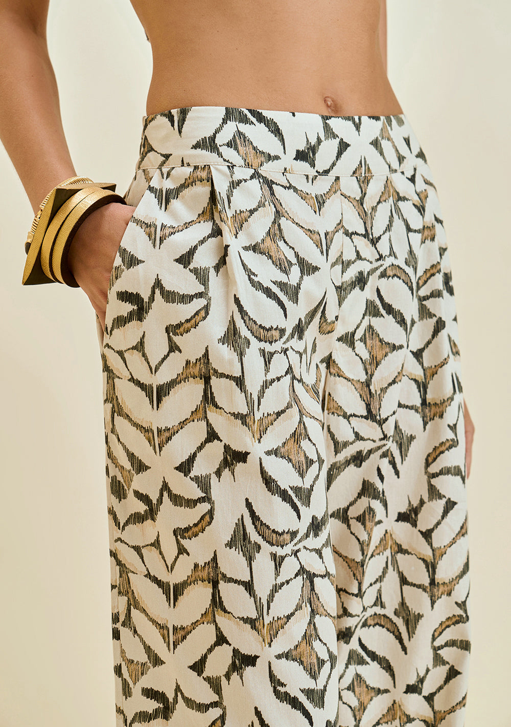 Pantalón Pantalona Tiro Medio