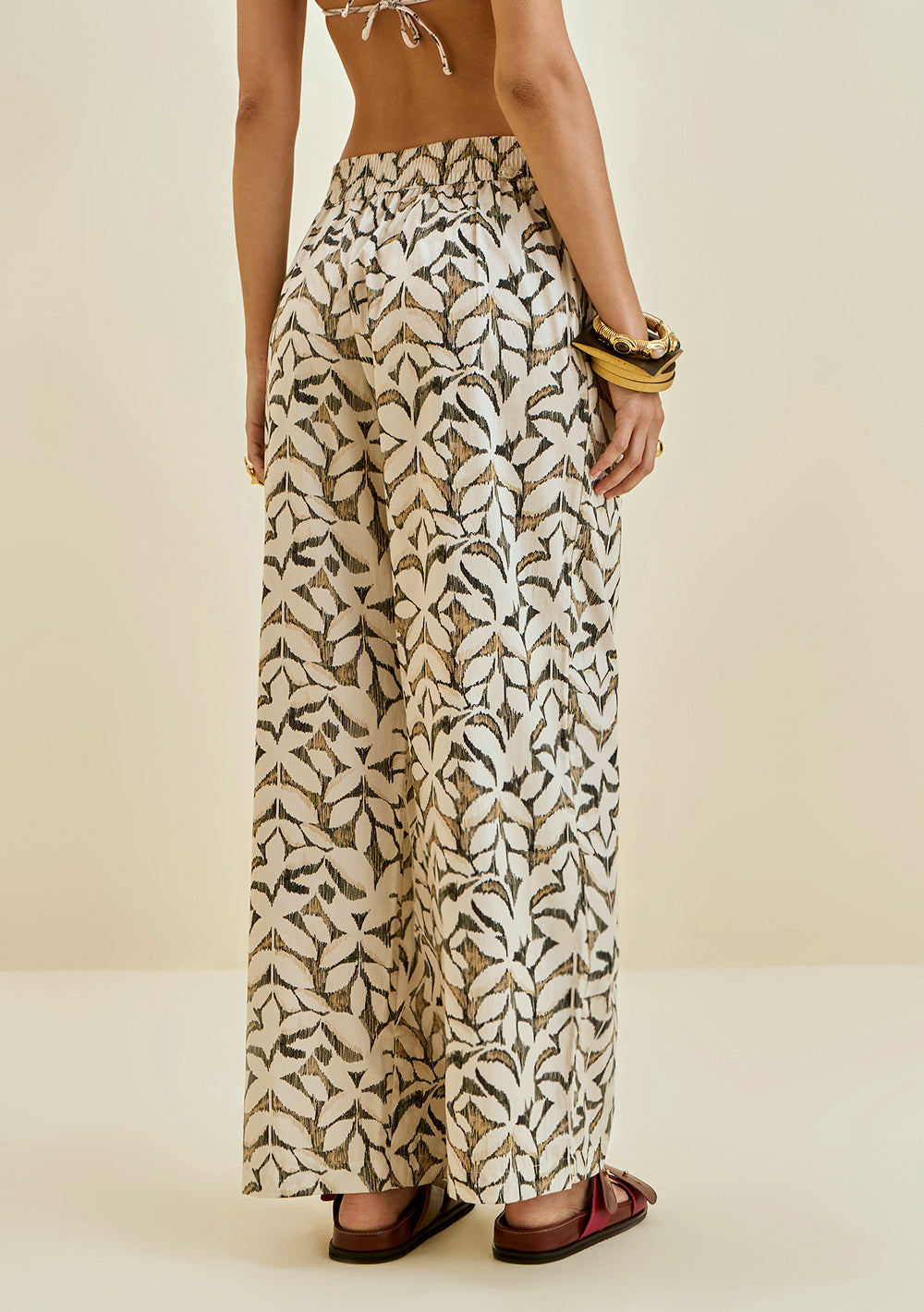 Pantalón Pantalona Tiro Medio