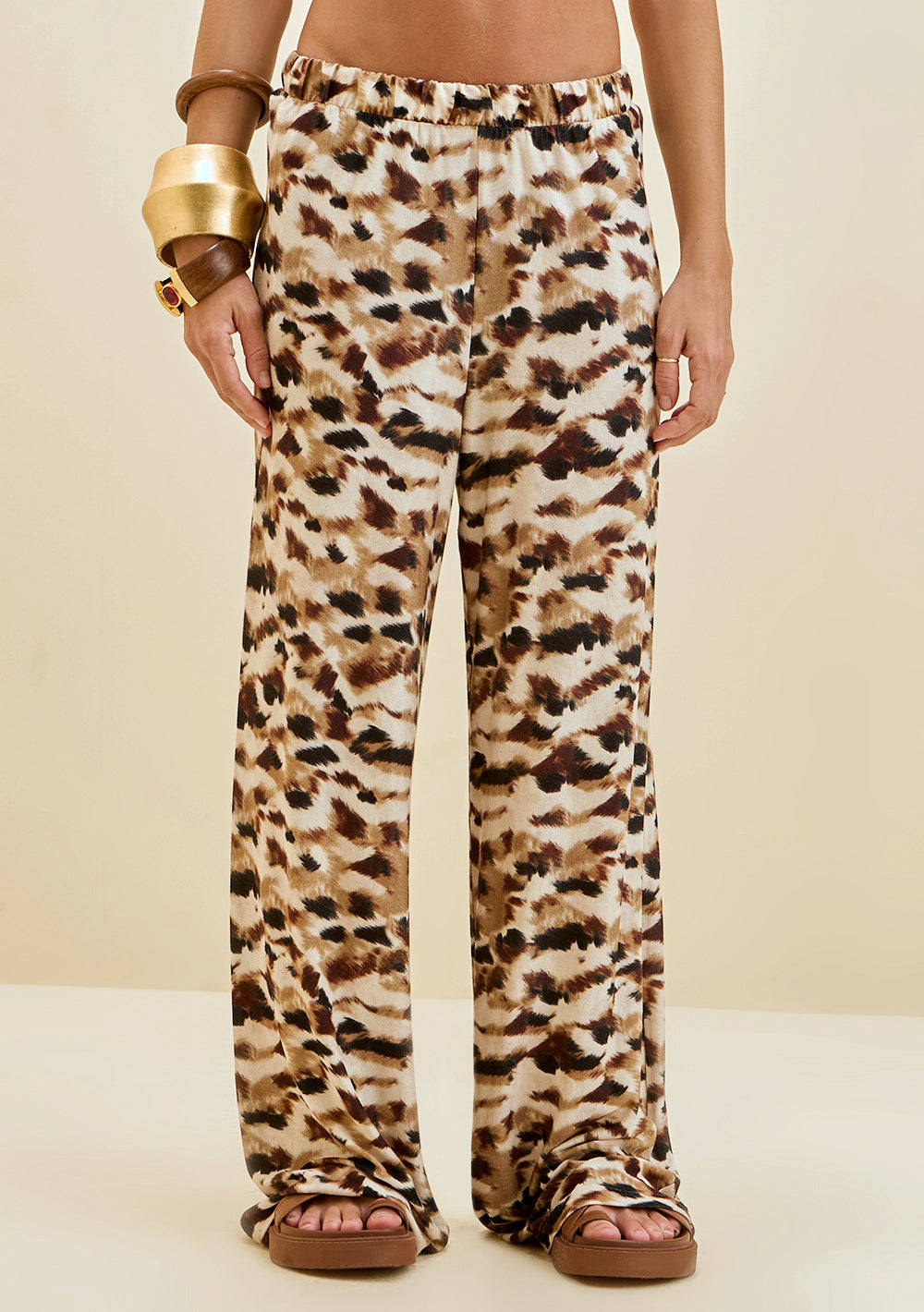 Pantalón Recto Tiro Medio