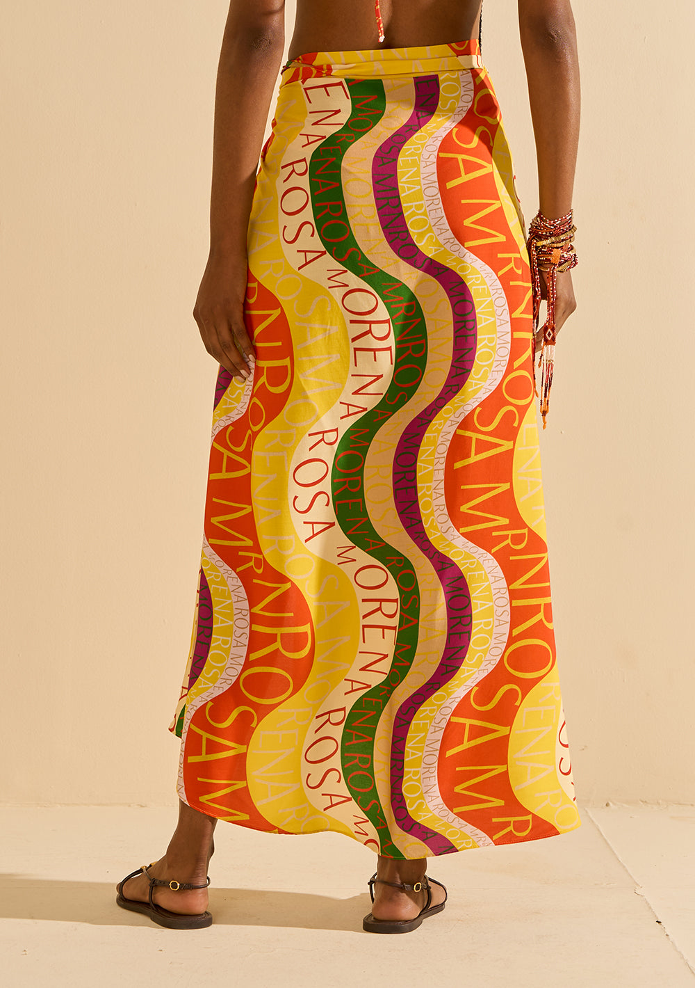 Pollera Evasé Tiro Alto Midi