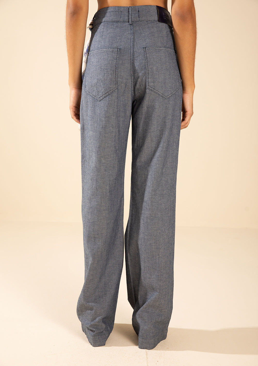 Jeans Flare Tiro Alto