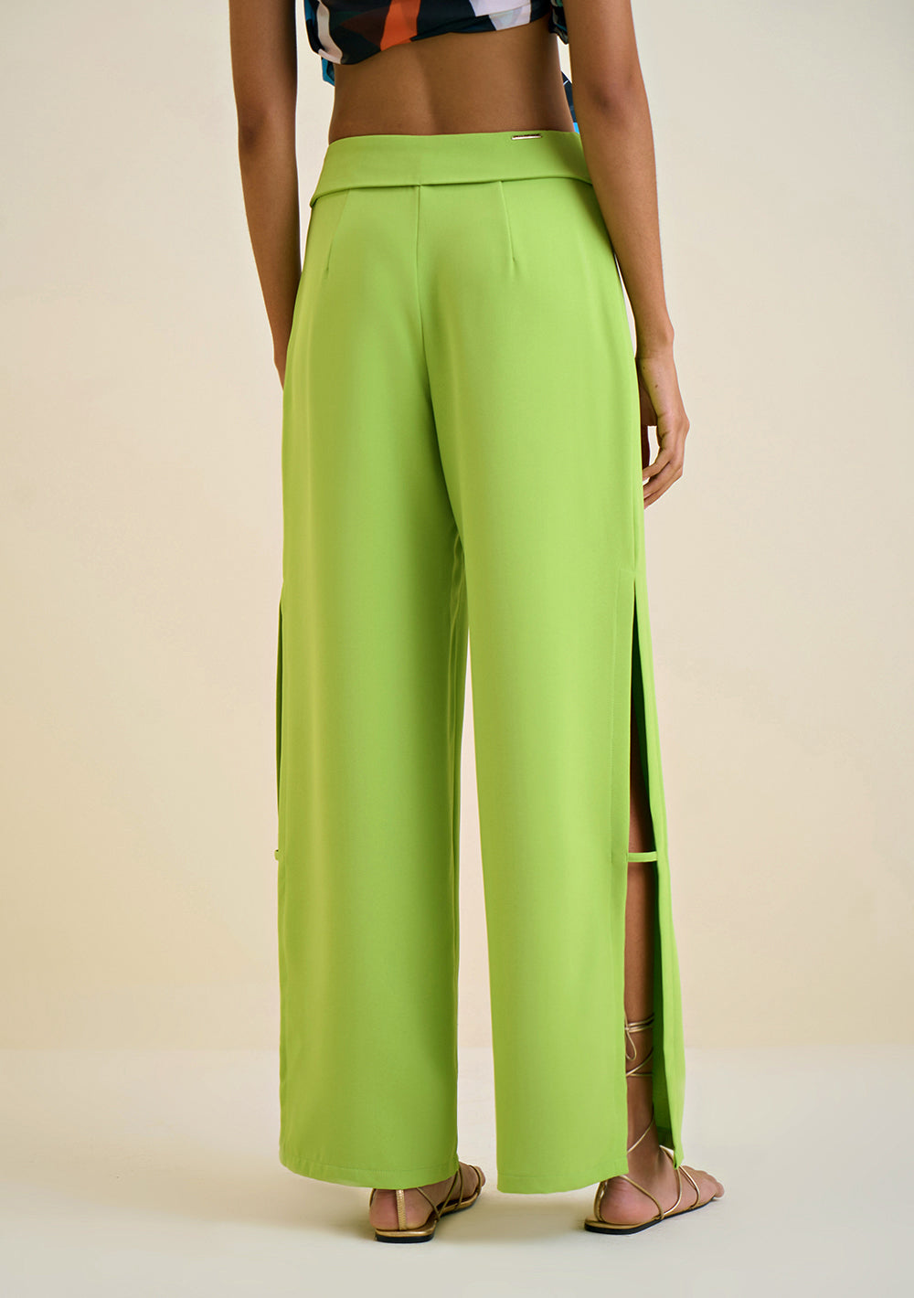 Pantalón Wide Tiro Alto