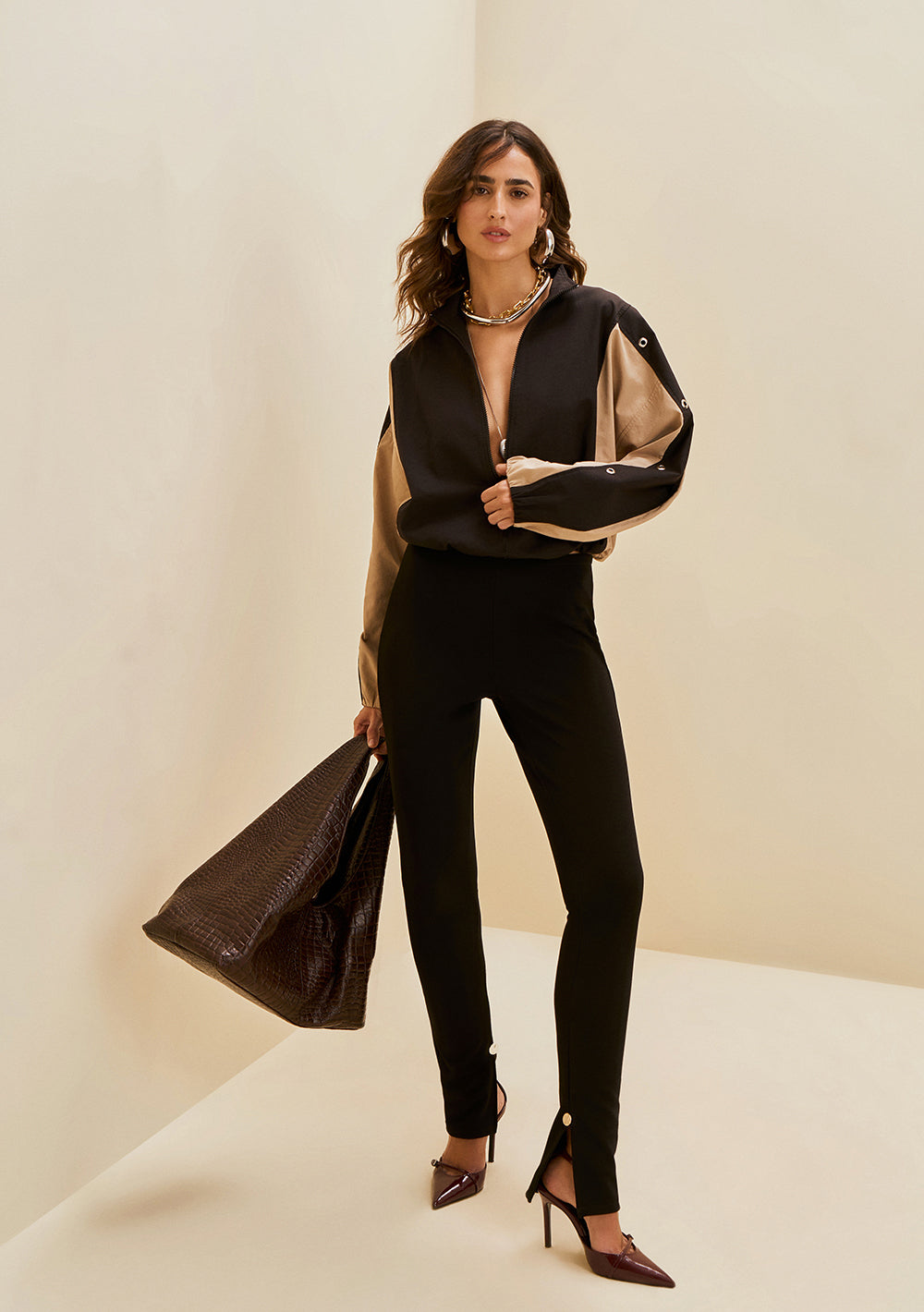Pantalón Slim Tiro Alto