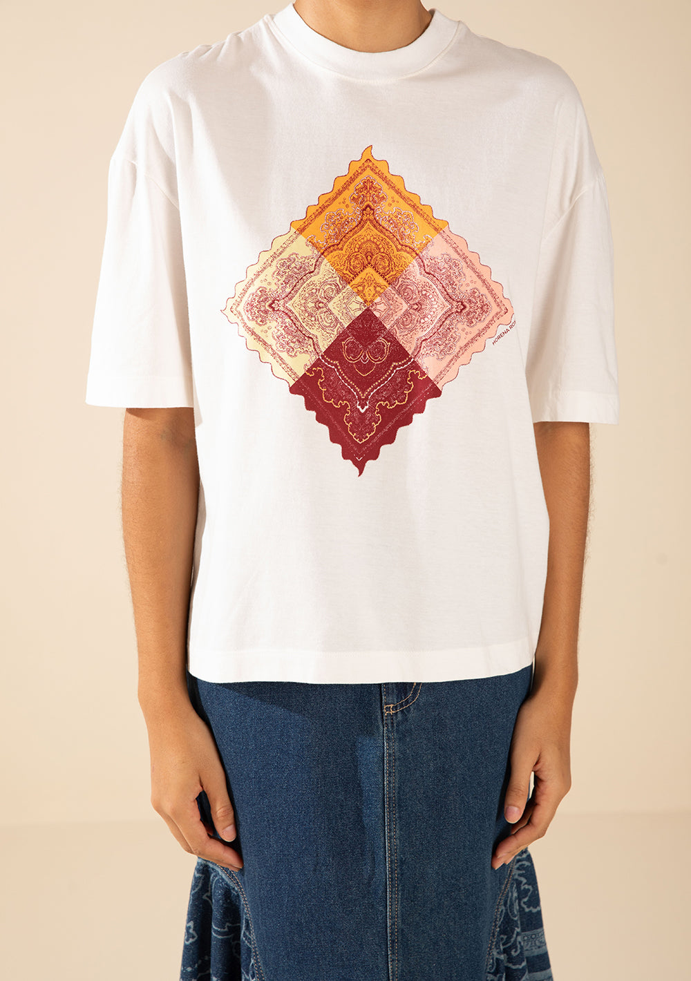 T-Shirt Oversized Escote Redondo Mangas Cortas