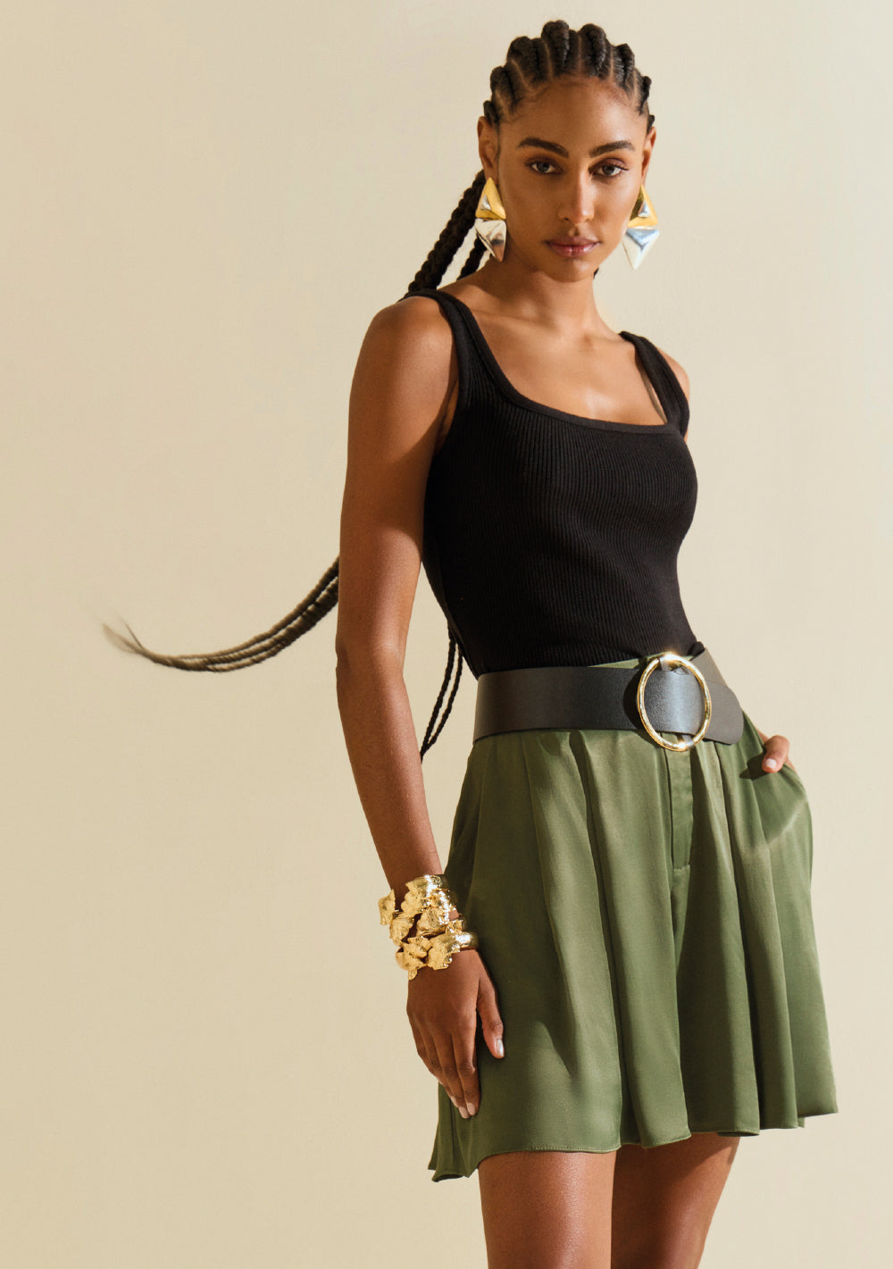 Camisilla Ajustada Escote Cuadrado