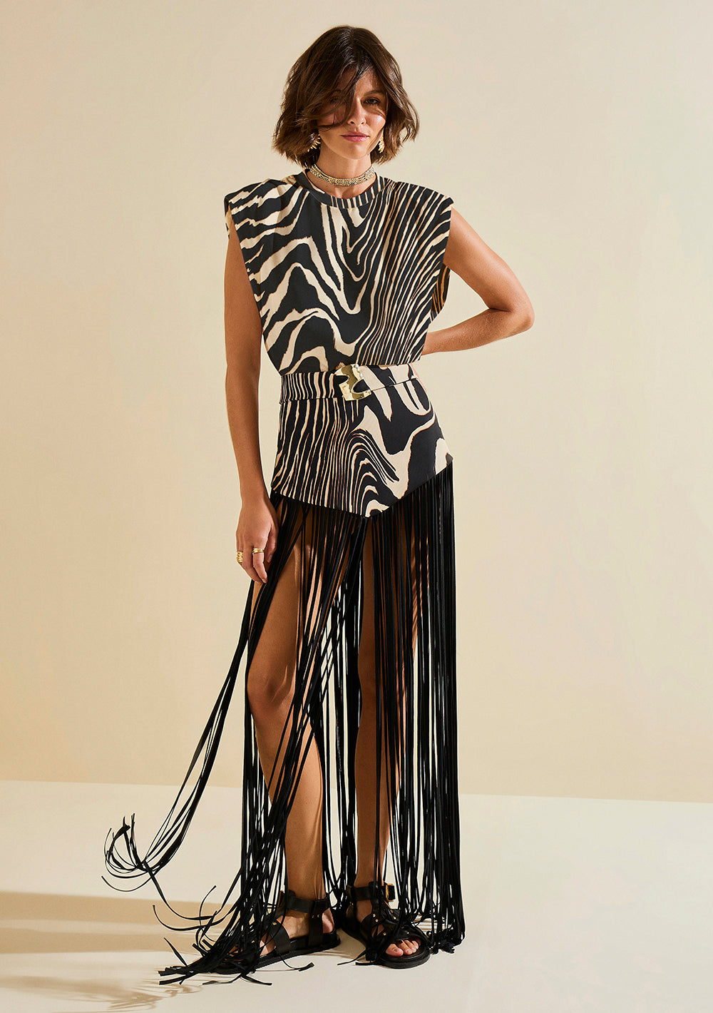 Camisilla Al Cuerpo Cuello Alto