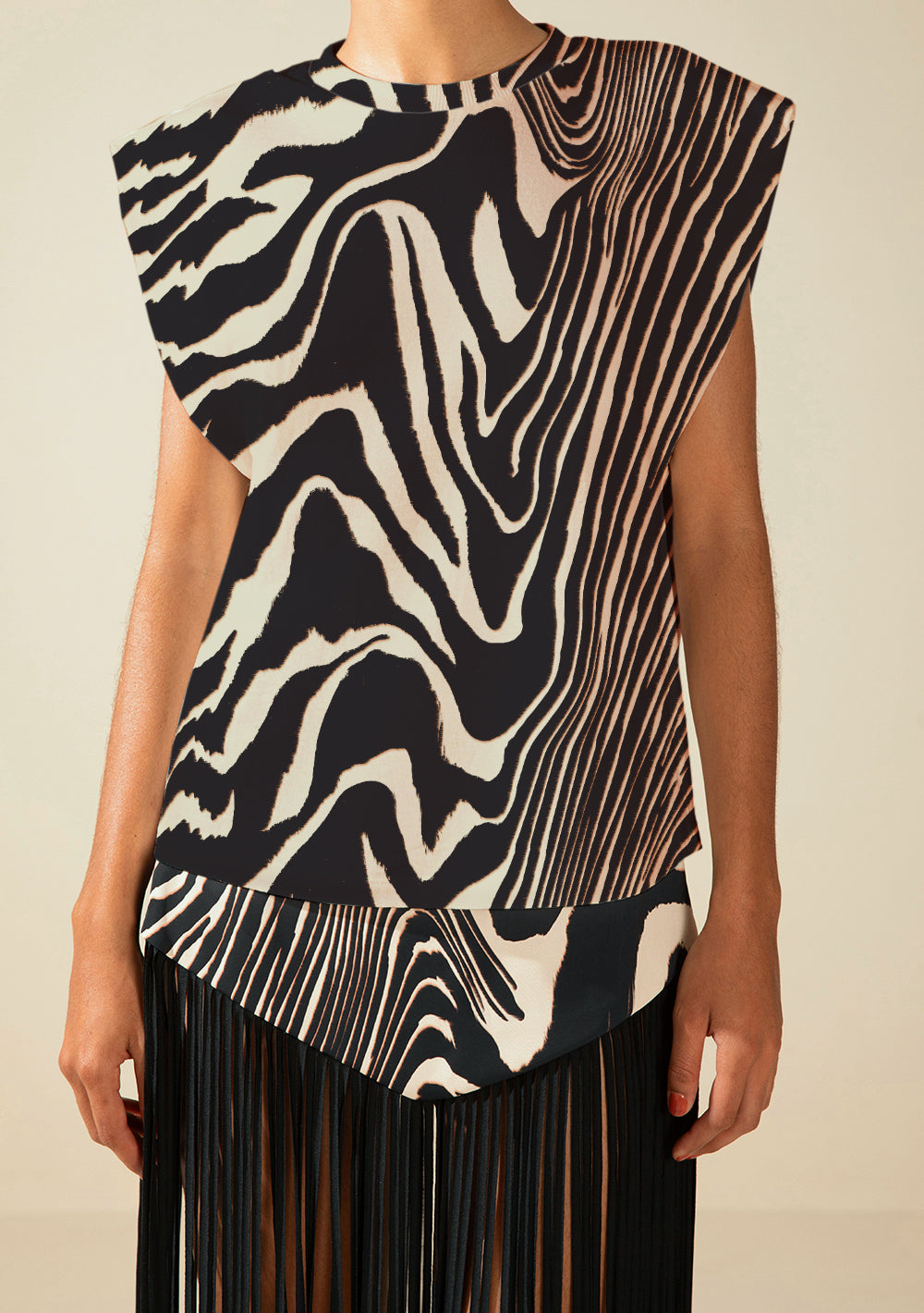 Camisilla Al Cuerpo Cuello Alto