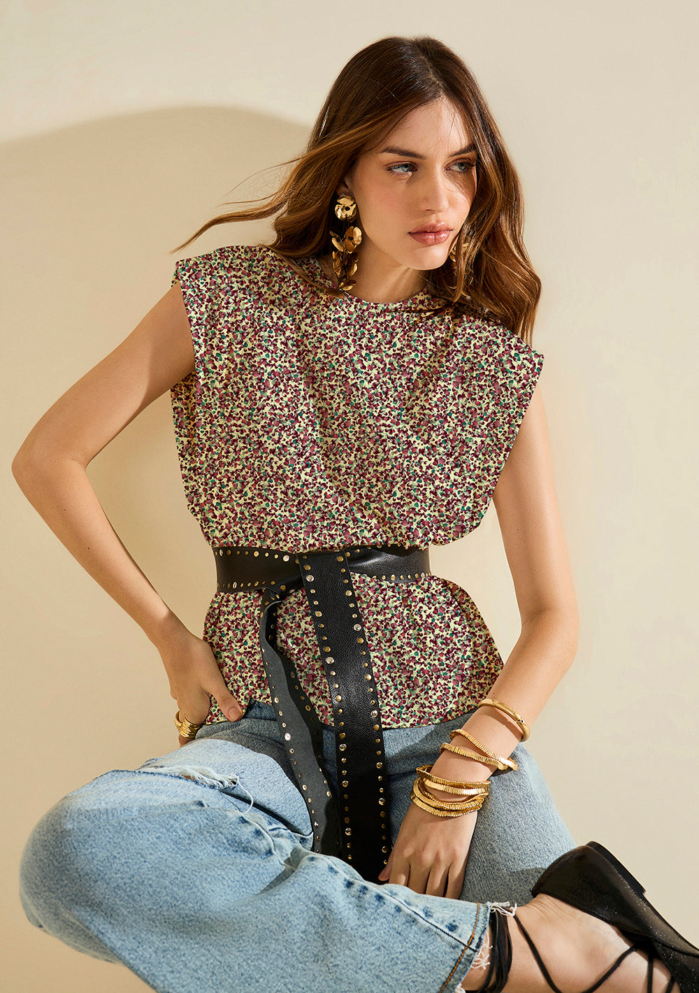 Camisilla Al Cuerpo Cuello Alto