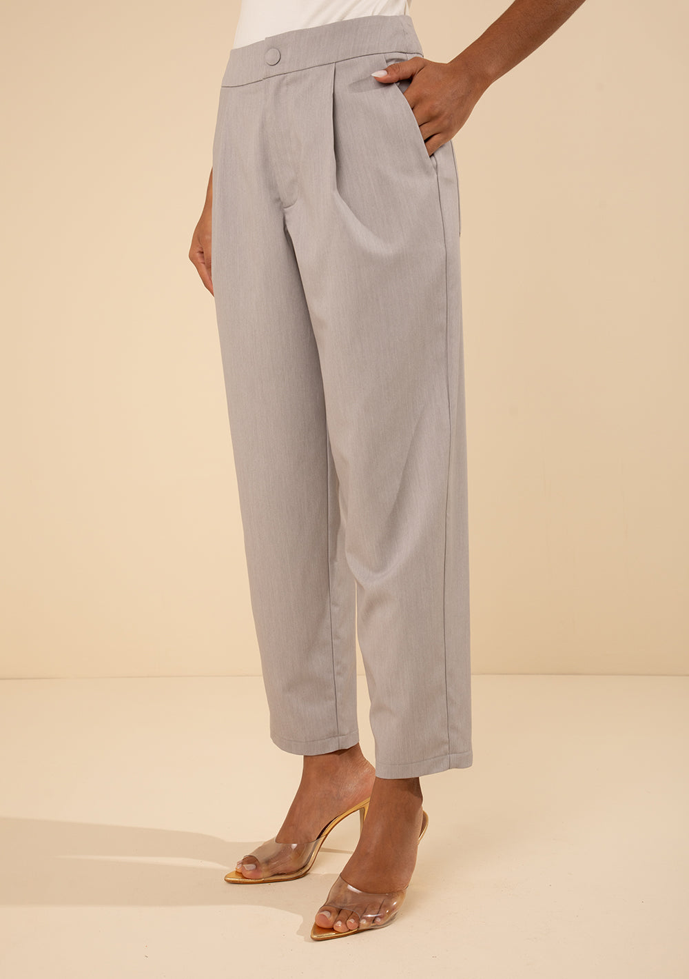 Pantalón Carrot Fit Tiro Alto