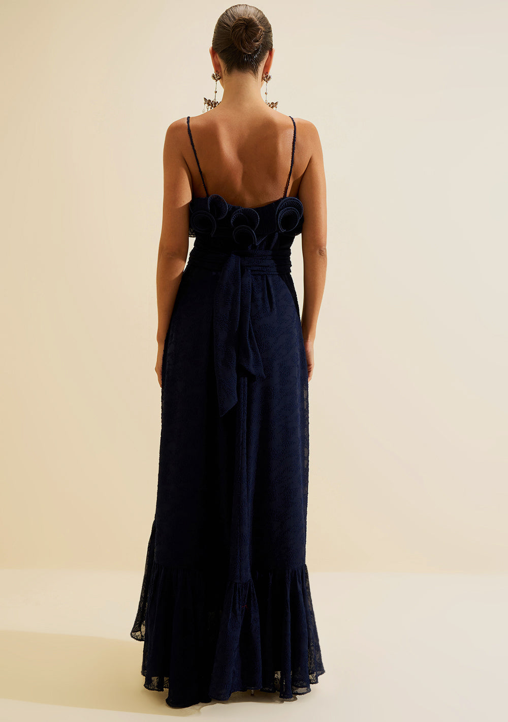Vestido Largo Suelto Escote Recto Con Tirantes