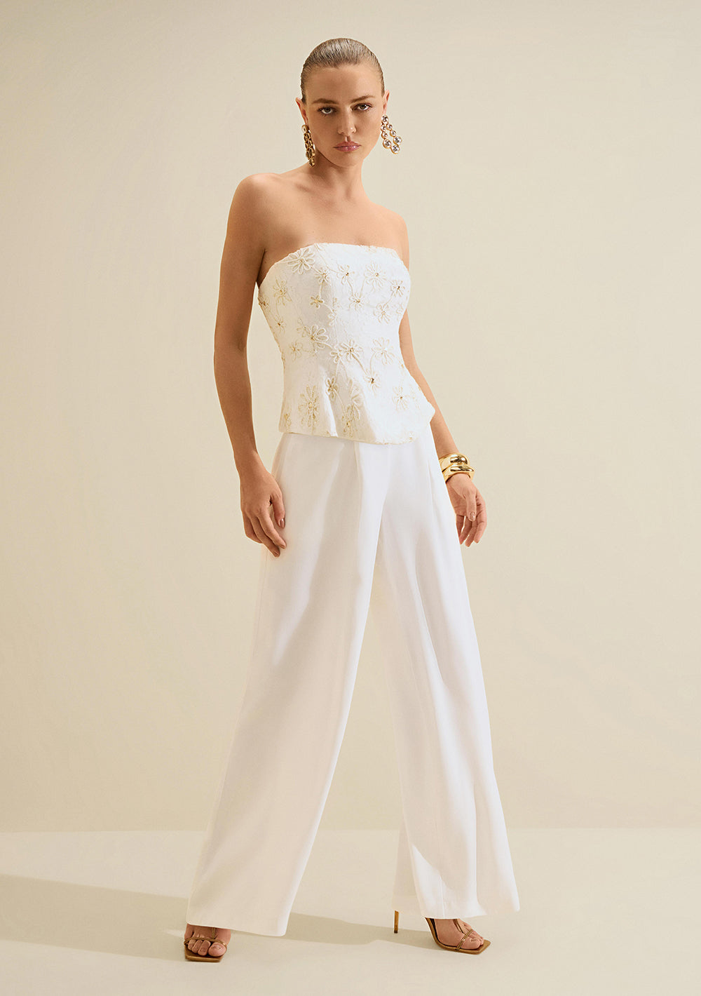 Pantalón Wide Leg Tiro Alto