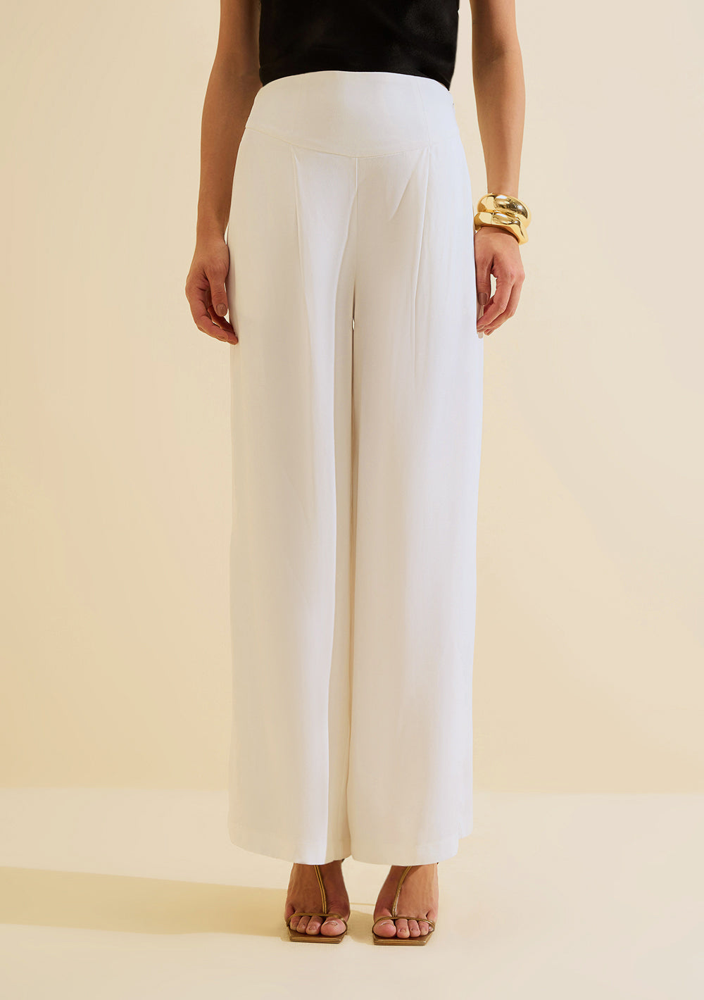 Pantalón Wide Leg Tiro Alto