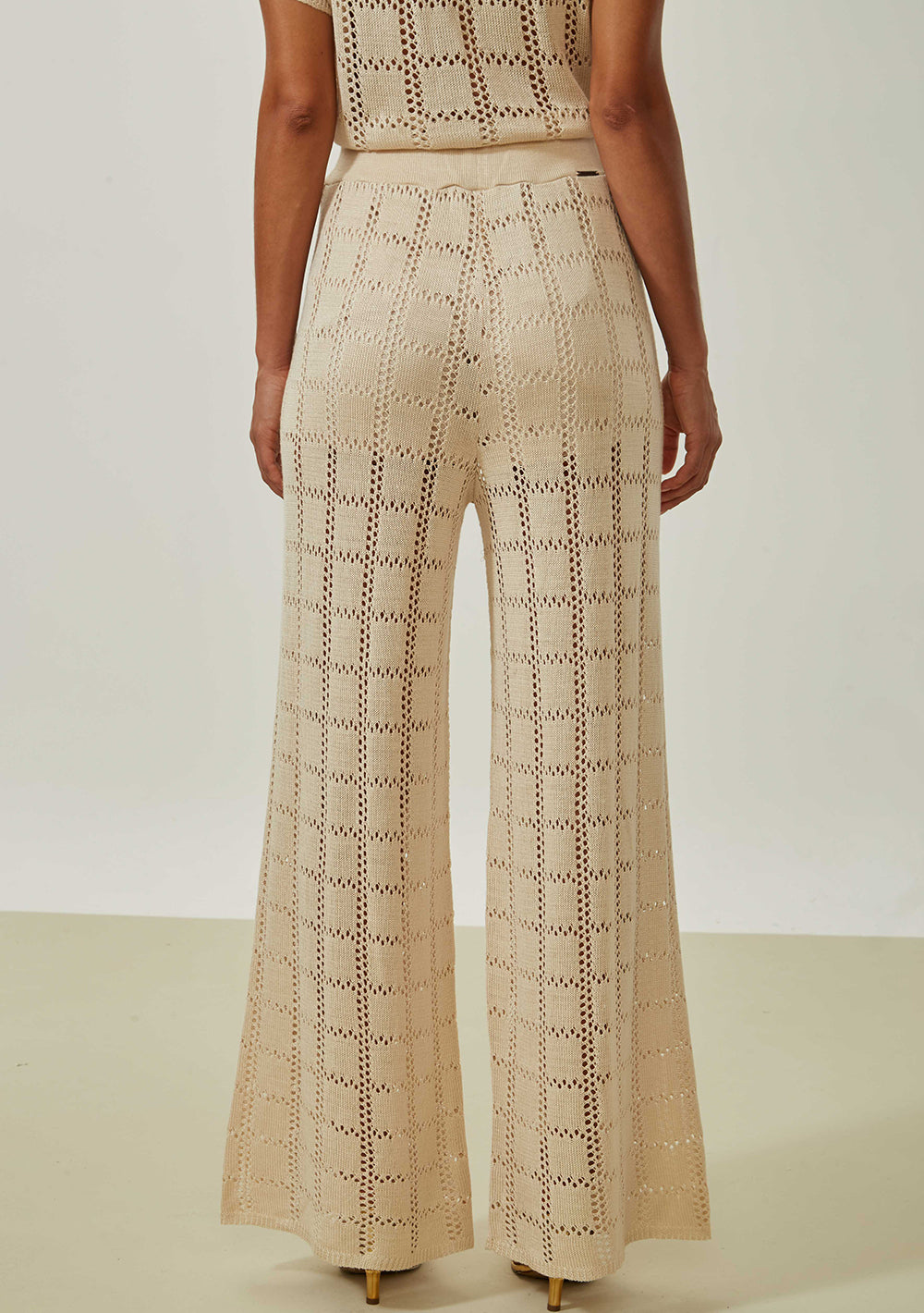 Pantalón Recto Tiro Alto