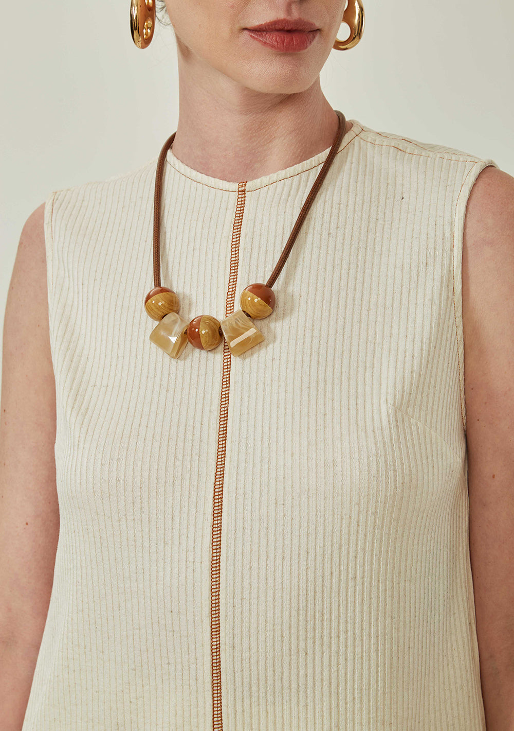 Camisilla Al Cuerpo Escote Redondo Larga