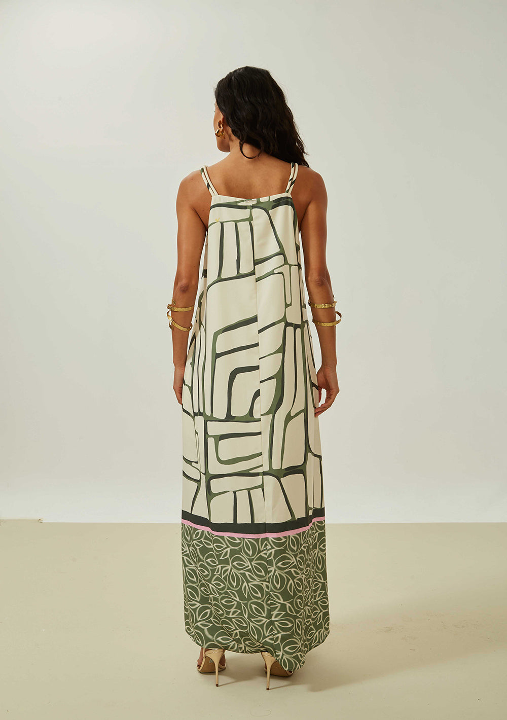 Vestido Suelto Con Tirante Largo