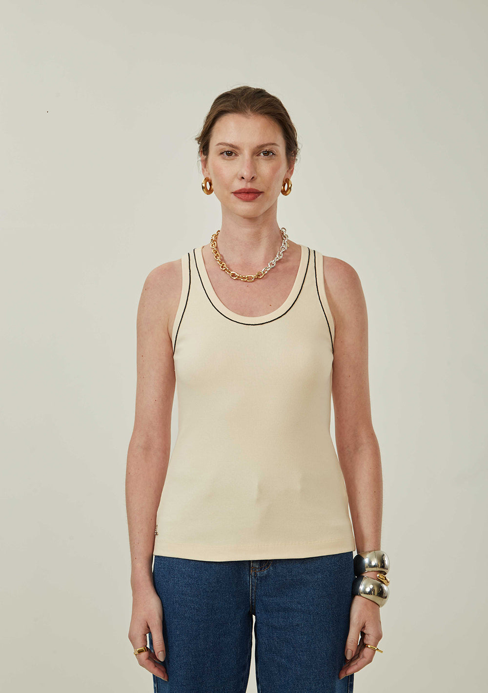 Camisilla Al Cuerpo Escote Redondo