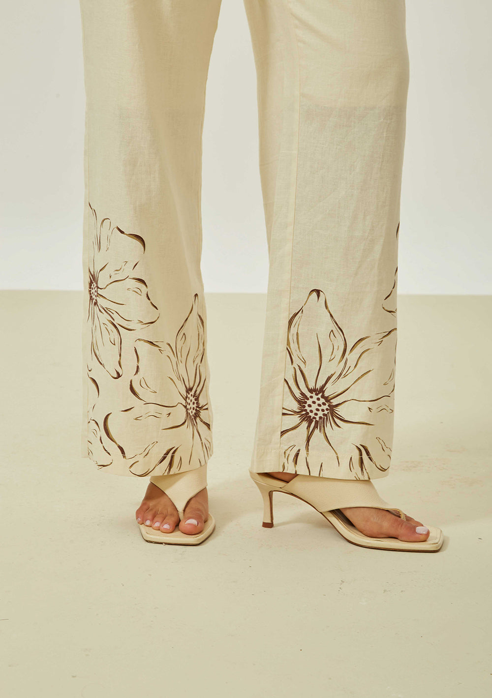 Pantalón Recto Tiro Alto
